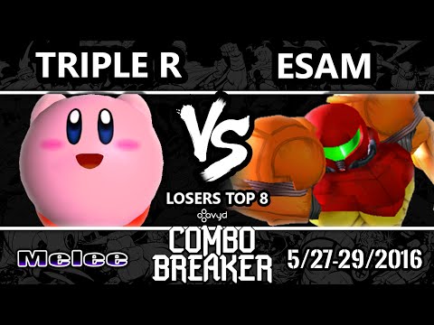 CB2016 - Triple R (Kirby) Vs. PG | ESAM (Samus) SSBM Losers Top 8 - Smash Melee