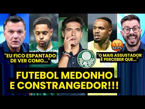 “É CONSTRANGEDOR o FUTEBOL que o PALMEIRAS PRATICA!!! E EU DUVIDO que…” | MAURO CEZAR e FACINCANI