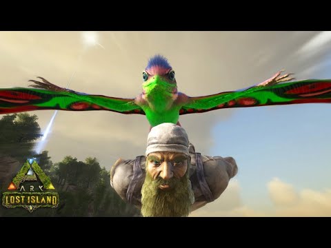 Taming My First Sinomacrops! - Ark Lost Island [DLC Episode 1]