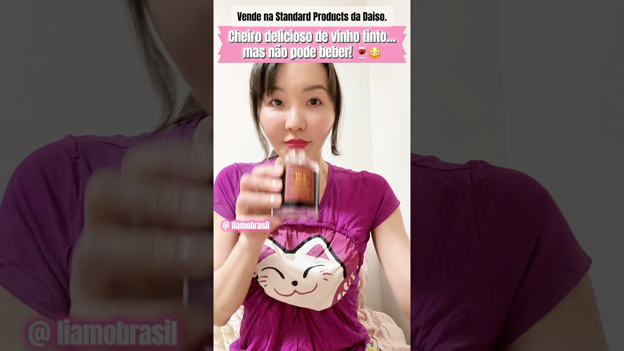 Cheiro delicioso de vinho tinto…mas não é vinho! 🍷