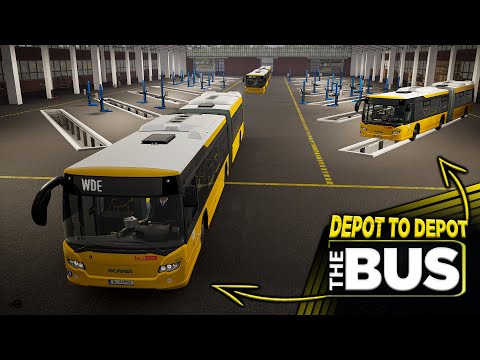 The Bus 2021 Gameplay 1.7 BETA - Depot to Depot !!! | Thrustmaster T300RS