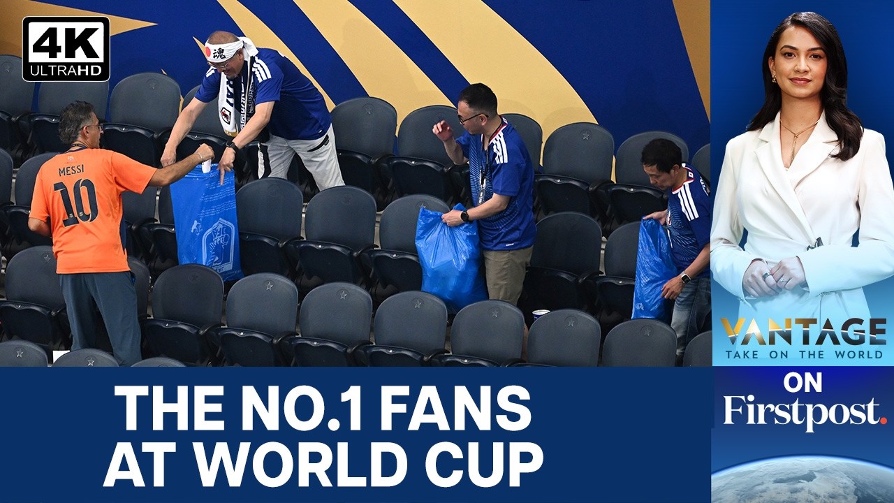 Japanese Fans’ Habit of Tidying Up Stadium After Matches is Earning Admirers |Vantage on Firstpost