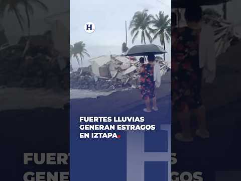 Escuintla, viviendas quedaron destruidas derivado de las lluvias