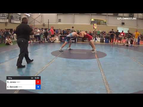 74 Kg Round Of 32 Shane Jones Virginia Beach Regional Training Center Vs Evan Barczak PRTC