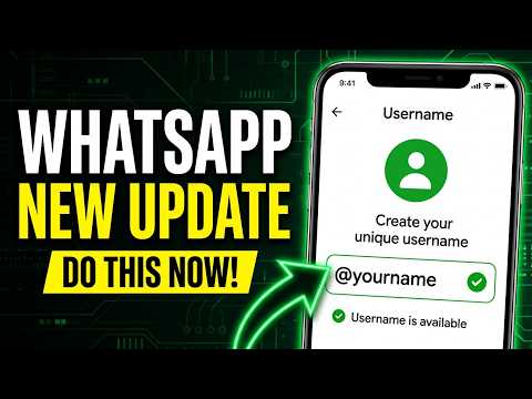 WhatsApp username update