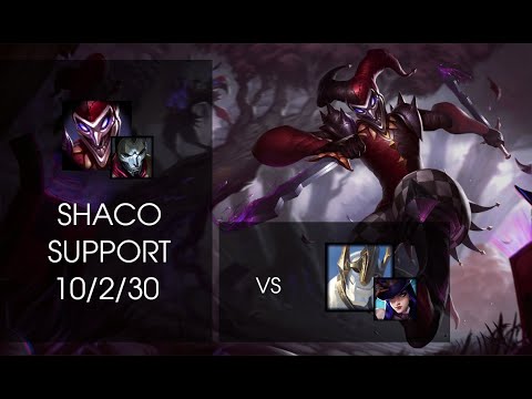 Shaco Support vs Galio - Season 11 - 10/2/30