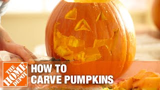 How to Carve a Pumpkin: Jack-o'-Lantern Ideas | The Home Depot