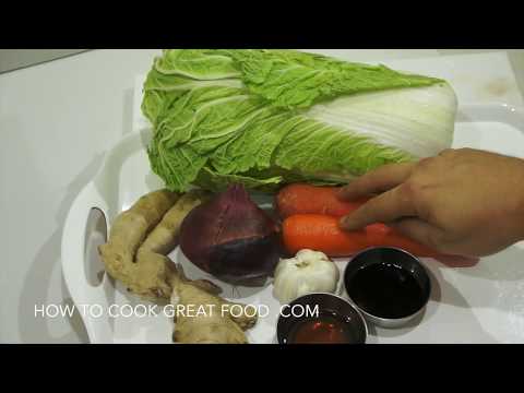 ★★ Chinese Cabbage Ginger Stir Fry Recipe - Asian Wok Vegan