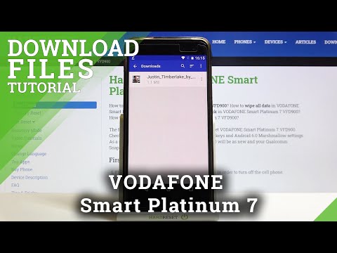 Downloaded Files Location - VODAFONE Smart Platinum 7 and Saved Files
