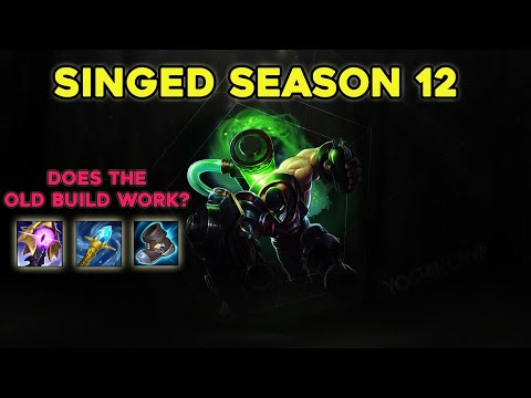 Singed Season 12 MID Guide, Gameplay, Commentary | Does the old build still work ?