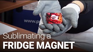 How to sublimate a UNISUB fridge magnet