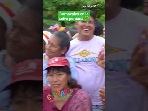 Carnavales en la selva peruana Pichanaqui Chanchamayo Junín 🎊🎥 #viralshorts #carnaval2024
