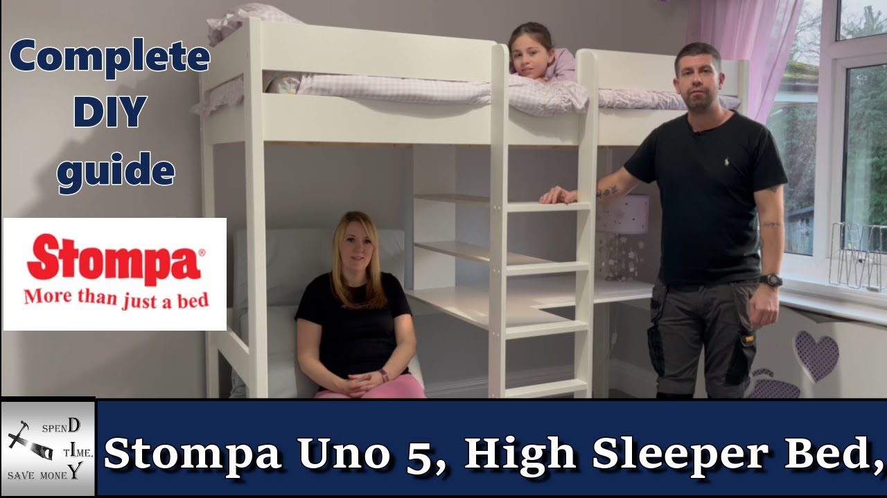 Watch video Stompa Uno 5 High Sleeper Bed, assembly Now Stompa Uno 5 High Sleeper Bed, assembly