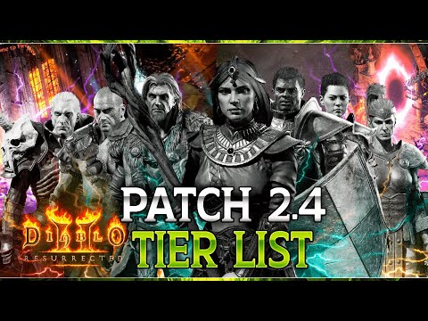 Ranking all of the NEW PATCH 2.4 Builds - From Worst to Best - Complete Tier List - Diablo 2