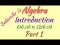 ALGEBRA INTRODUCTION In Tamil