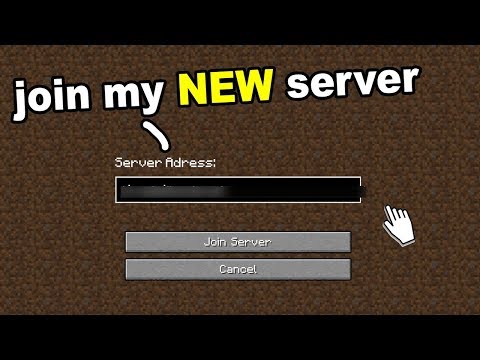 EPIC: Join My NEW Minecraft Server NOW! First to Join Gets VIP