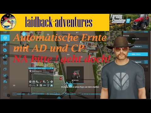 AD UND CP FÜR AUTOMATISCHE ERNTE (hier:GRAS) EINRICHTEN  (LS22)