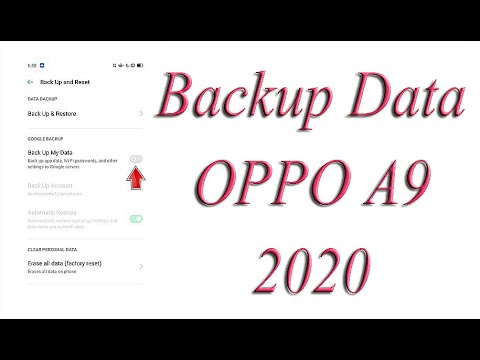 How to Back Up Data OPPO A9 2020