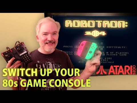 Nintendo Switch Joy-Cons on Your Classic 80's Console: Switch It Up on Your Atari 5200 (vid #58)
