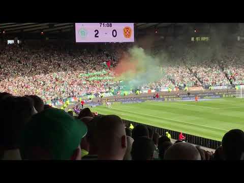 Green Brigade @ Scottish Cup Final 2018