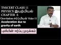 11 Physics Gravitation Acceleration Due To Gravity Of Earth Class 11 Chapter 6