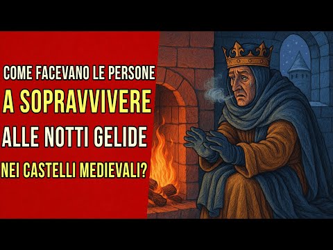 How did people survive the freezing nights in medieval castles?
