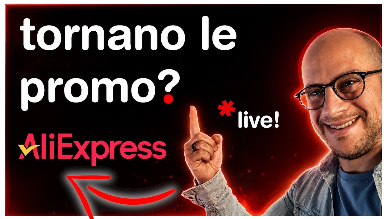🚨 NUOVE PROMO ALIEXPRESS: I MIGLIORI AFFARI DEL MOMENTO! (LIVE)