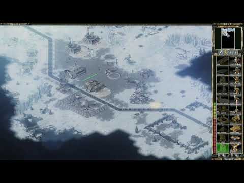 Casual Long Play: C&C TS Warzone Let Build a nice Base. GDI Campaign: 8 - Retrive Disruptor Crystals