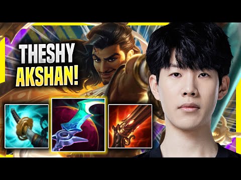 THESHY IS SO GOOD WITH AKSHAN! - WBG TheShy Plays Akshan TOP vs Kennen! | Season 2022