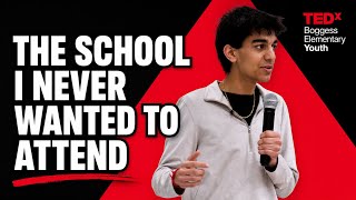 The School I Never Wanted to Attend | Aayush Patel | TEDxBoggess Elementary School