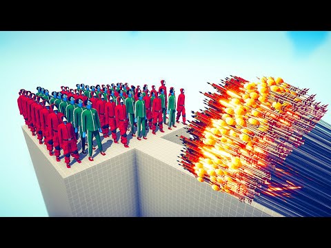 SQUID GAME GIANTS vs DUO GODS - Totally Accurate Battle Simulator TABS