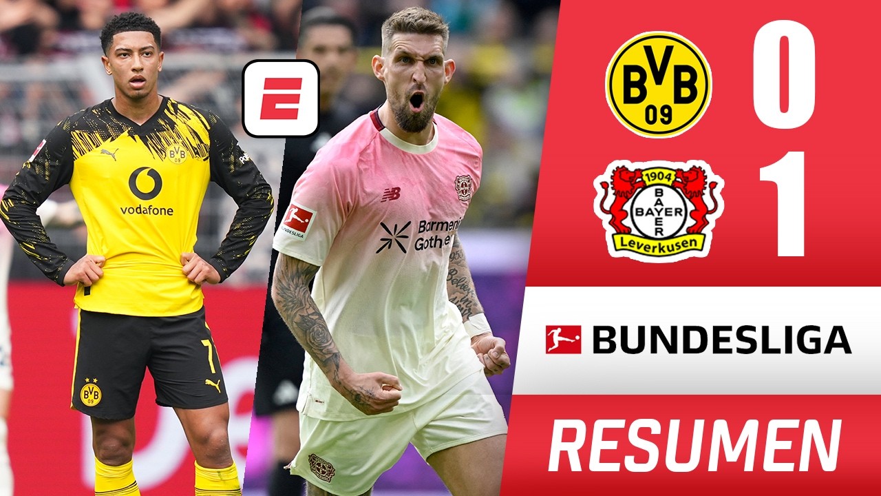 Borussia Dortmund cayó ante el Bayer Leverkusen y se aleja más del líder Bayern Munich | Bundesliga