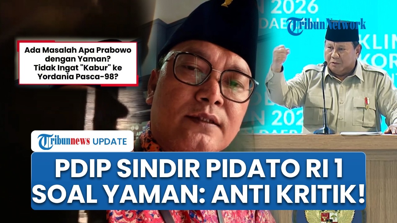 PDIP Kritik Prabowo usai Pidato 'Kabur ke Yaman': Sikap Anti Kritik ...
