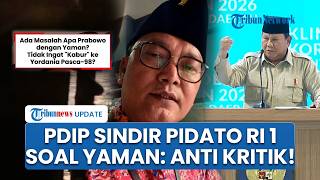 PDIP Kritik Prabowo usai Pidato 'Kabur ke Yaman': Sikap Anti Kritik hingga Bahaya untuk Diplomatik