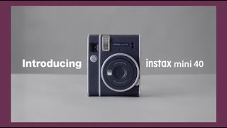 Video 0 of Product Fujifilm instax mini 40 Instant Camera