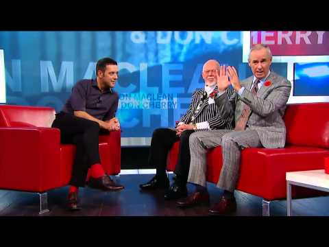 Ron MacLean and Don Cherry
