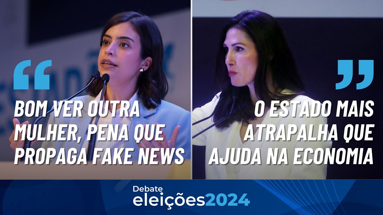 TABATA X MARINA | Candidatas debatem sobre economia e fazem acusações sobre 'fake news'