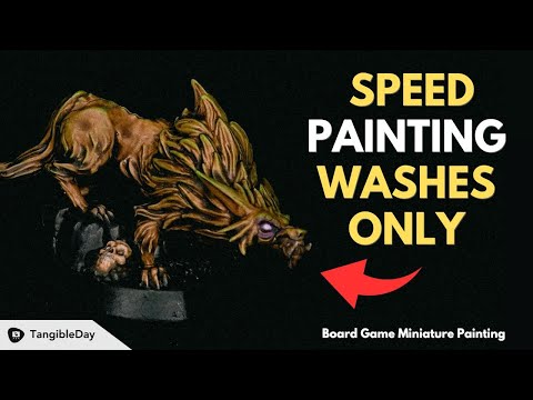 Paint Board Game Miniatures Fast with Washes (Simple, Satisfying)