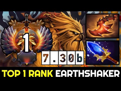 Top 1 Rank 7.30 Mid Earthshaker with Overwhelming Blink & Scepter