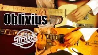 Oblivius - The Strokes  ( Guitar Tab Tutorial &amp; Cover )