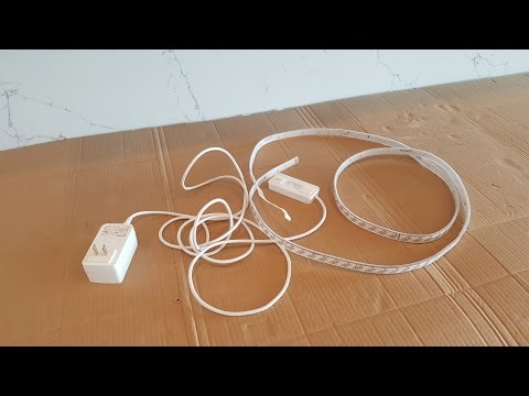 Philips Under cabinets LED light strip installation. Подсветка кухни светодиодная лента