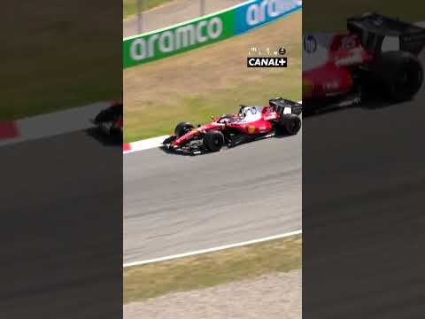 LECLERC DANS LE MUR 😱🤯 #F1 #BarcelonaGP