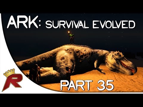 Ark: Survival Evolved Gameplay - Part 35: "Albino T-Rex!" (Early Access)