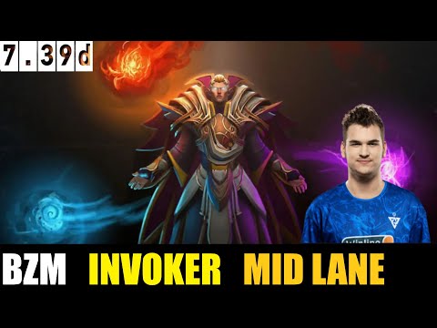 🤯 BZM [INVOKER] MID 7.39D - DOTA 2 HIGHEST MMR MATCH#dota2    #dota2gameplay  #bzm