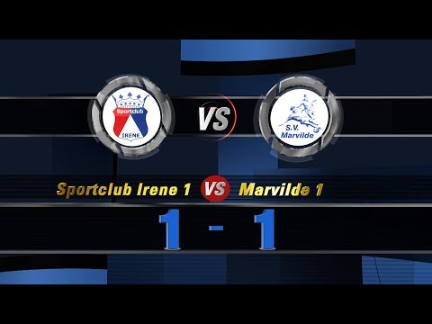 Wedstrijdverslag Sportclub Irene - Marvilde: 1 - 1