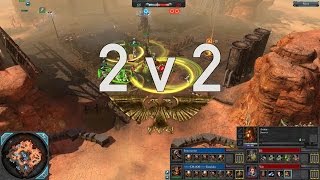 Dawn of War 2: Retribution - 2v2 | Iron warrior + Dandalus [vs] Jl3 + Ven