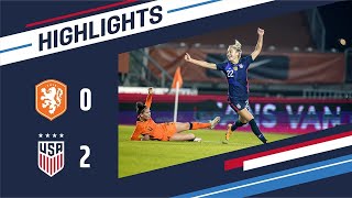 USA 2-0 Netherlands Highlights | Nov. 27, 2020 | Breda, Netherlands - Rat Verlegh Stadium