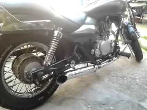 Kawasaki EL 125 Eliminator Turn out exhaust (2)