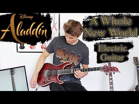A Whole New World - Aladdin - Emotional Rock Cover (Electric Guitar)