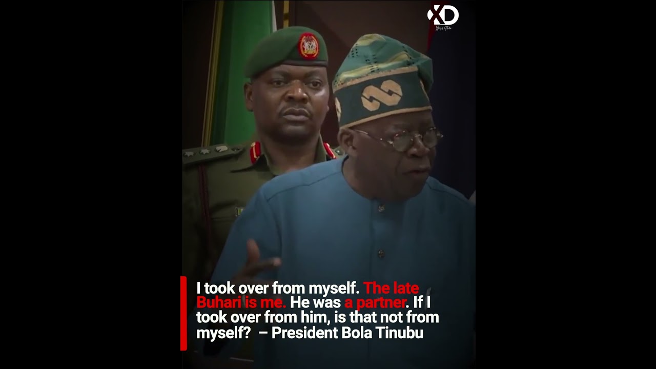 I Took Over Leadership from Myself; Late Buhari Is Me, He Was My Partner – Tinubu #news